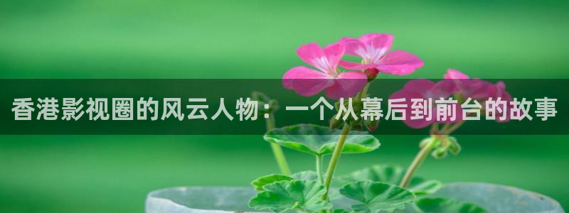 天狼草民电影网：香港影视圈的风云人物：一个从幕后到前台的故事